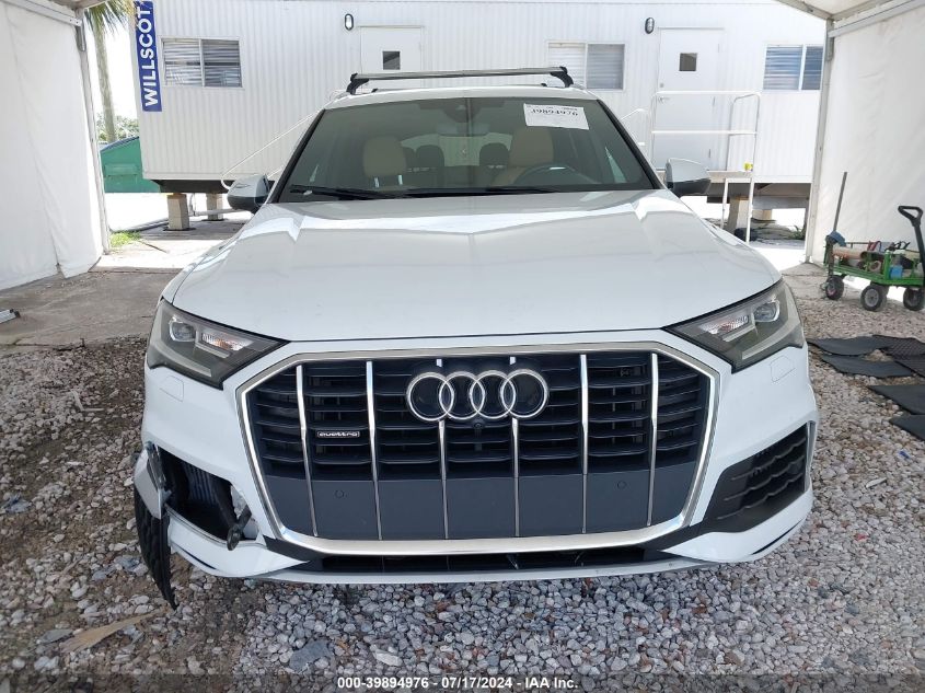 2021 Audi Q7 Premium Plus 55 Tfsi Quattro Tiptronic VIN: WA1LXAF78MD013154 Lot: 39894976
