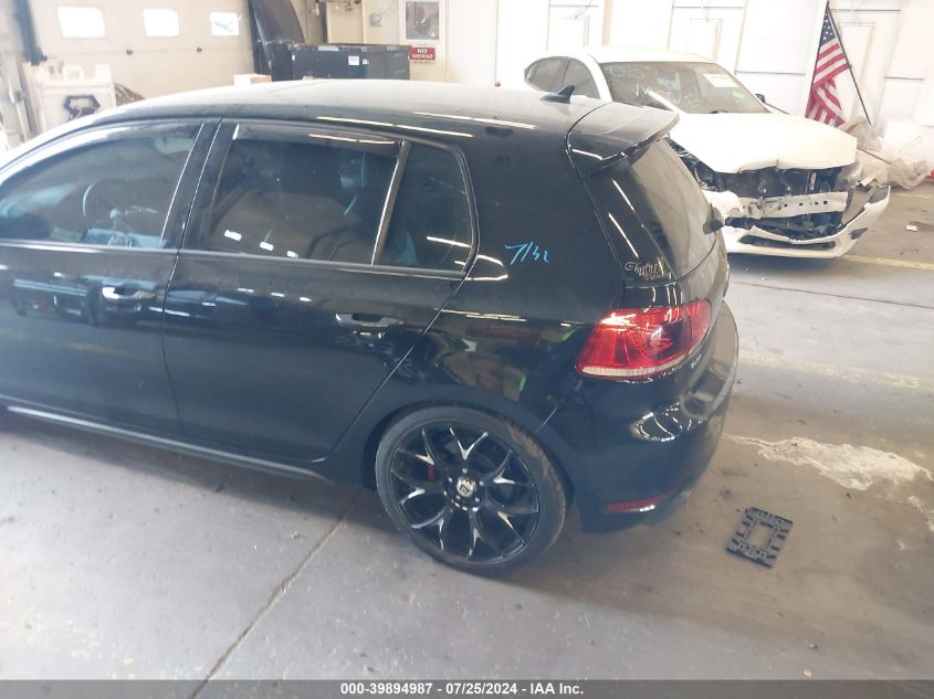 2012 Volkswagen Gti 4-Door Autobahn VIN: WVWGD7AJ2CW275910 Lot: 39894987