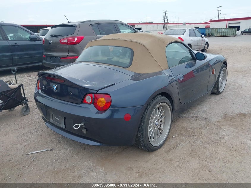 2004 BMW Z4 3.0I VIN: 4USBT53584LU06689 Lot: 39895006