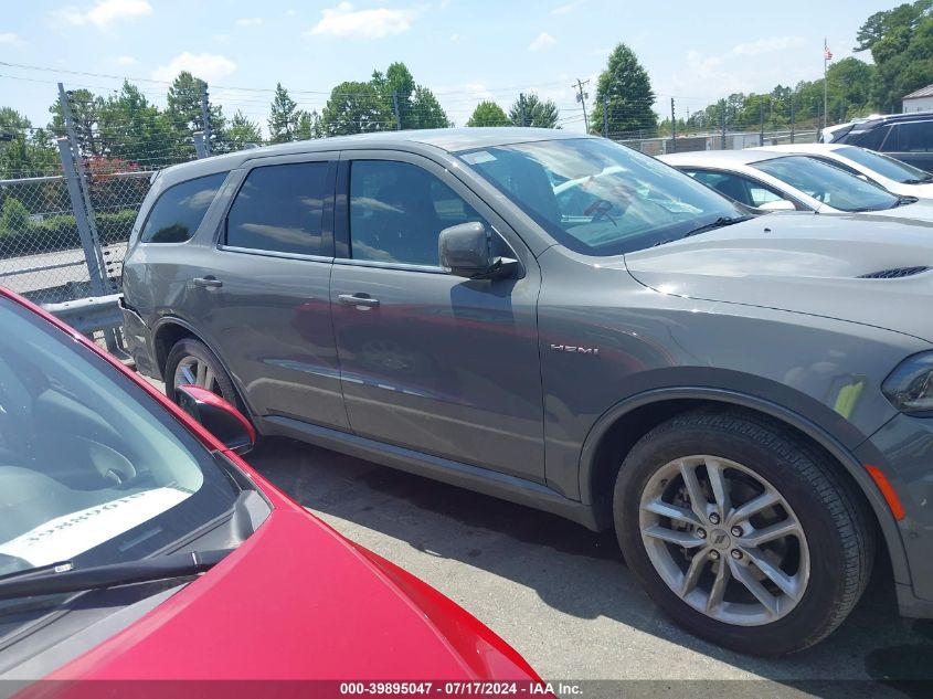 2022 Dodge Durango R/T Awd VIN: 1C4SDJCT7NC227412 Lot: 39895047