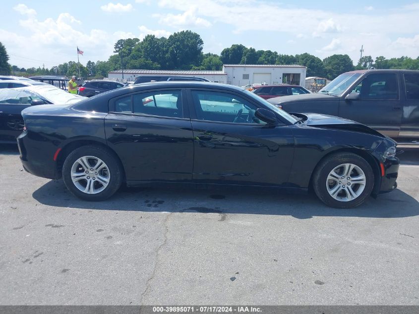 2022 Dodge Charger Sxt Rwd VIN: 2C3CDXBG7NH259158 Lot: 39895071