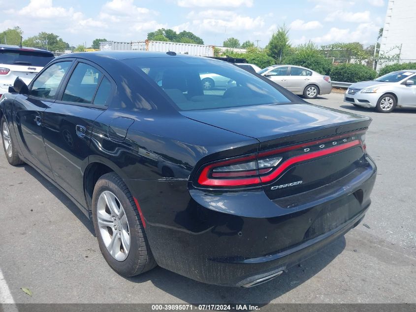 2022 Dodge Charger Sxt Rwd VIN: 2C3CDXBG7NH259158 Lot: 39895071