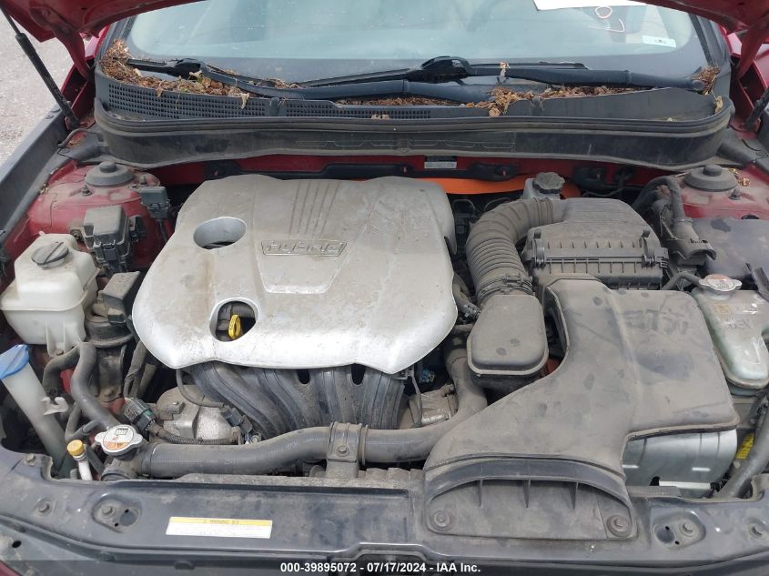 2012 Hyundai Sonata Hybrid Hybrid VIN: KMHEC4A46CA045993 Lot: 39895072