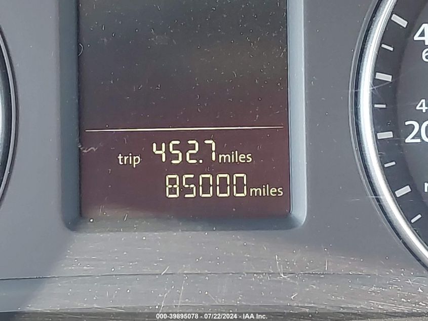 2012 Volkswagen Passat 2.5L S VIN: 1VWAP7A37CC072895 Lot: 39895078