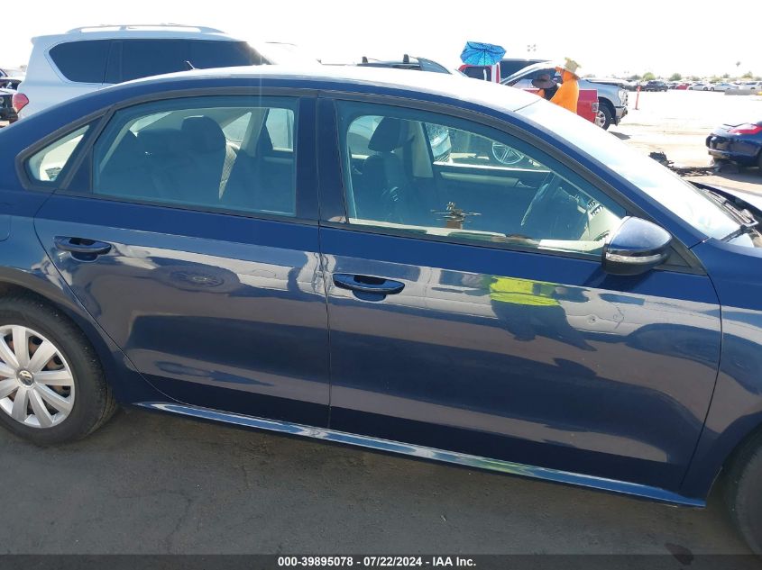 2012 Volkswagen Passat 2.5L S VIN: 1VWAP7A37CC072895 Lot: 39895078