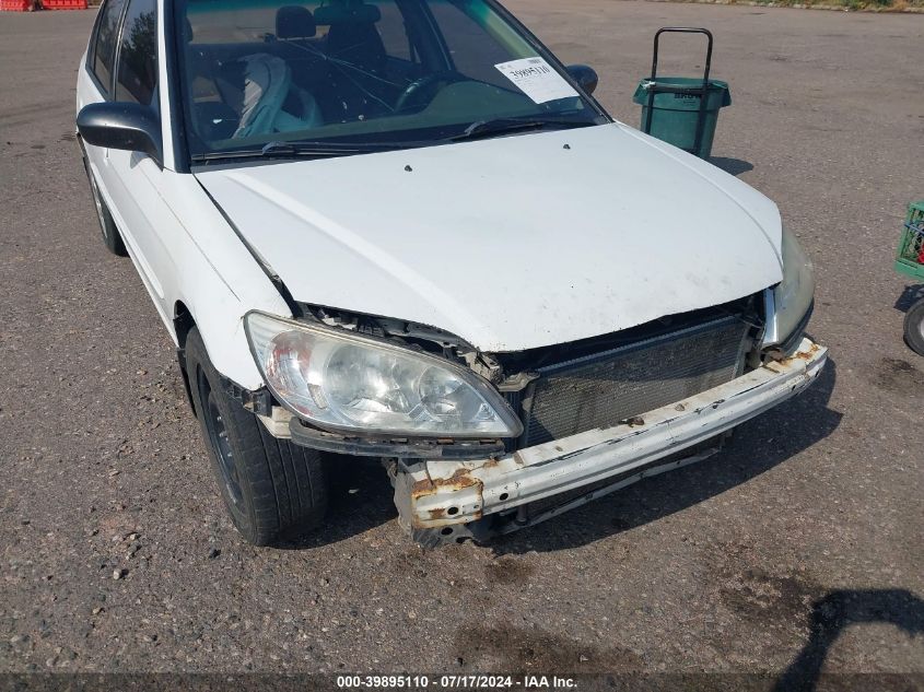 2004 Honda Civic Lx VIN: 2HGES16684H622334 Lot: 39895110