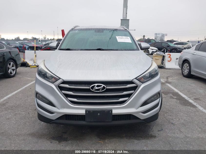 2018 Hyundai Tucson Limited/Sport And Eco/Se VIN: KM8J33A43JU719456 Lot: 39895116