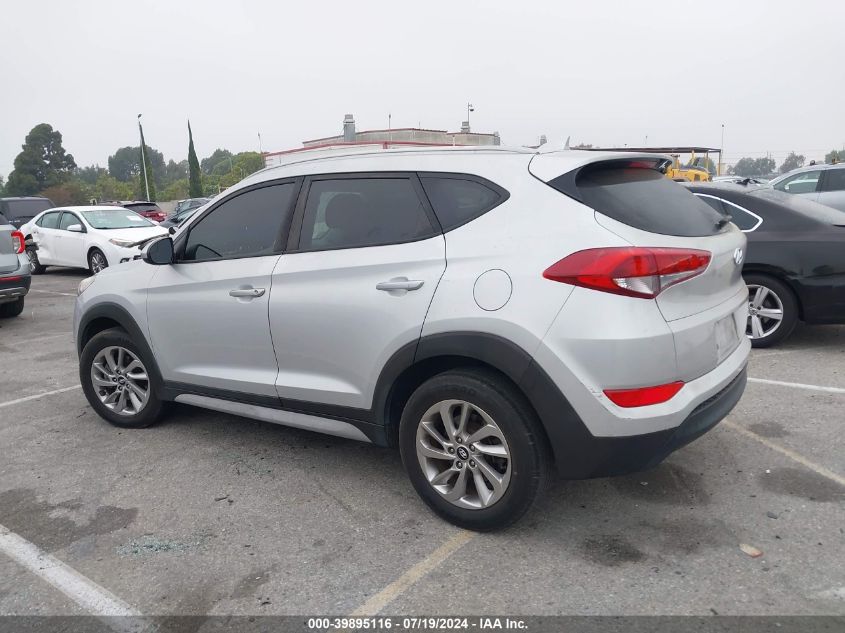 2018 Hyundai Tucson Limited/Sport And Eco/Se VIN: KM8J33A43JU719456 Lot: 39895116