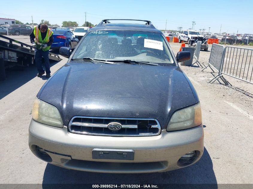 2002 Subaru Outback H6-3.0 L.l. Bean Edition VIN: 4S3BH806327621005 Lot: 39895214