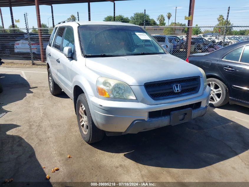 2004 Honda Pilot Ex-L VIN: 2HKYF18634H548275 Lot: 39895218