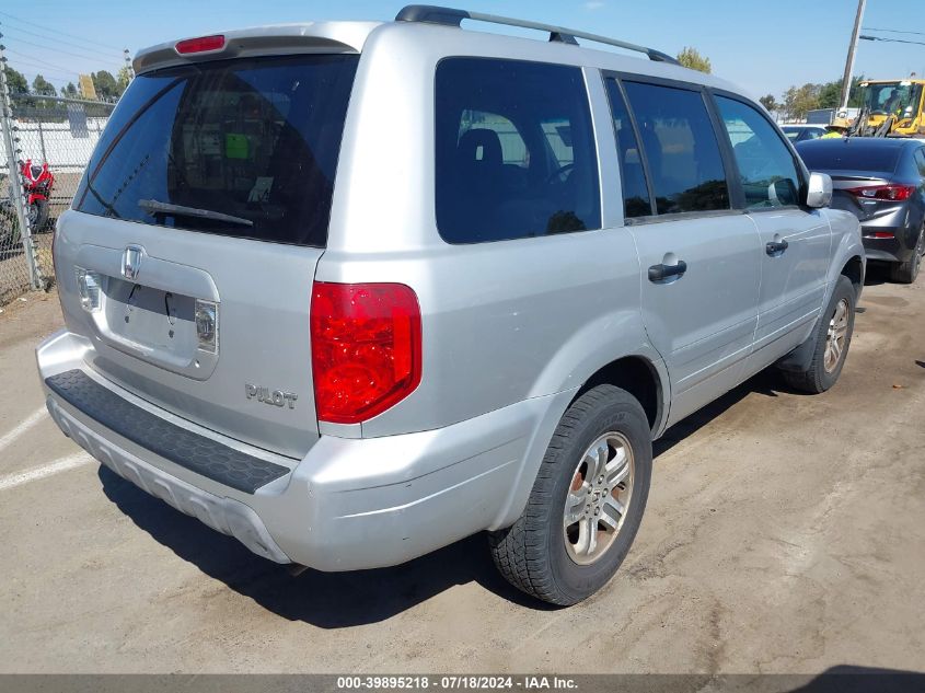 2004 Honda Pilot Ex-L VIN: 2HKYF18634H548275 Lot: 39895218