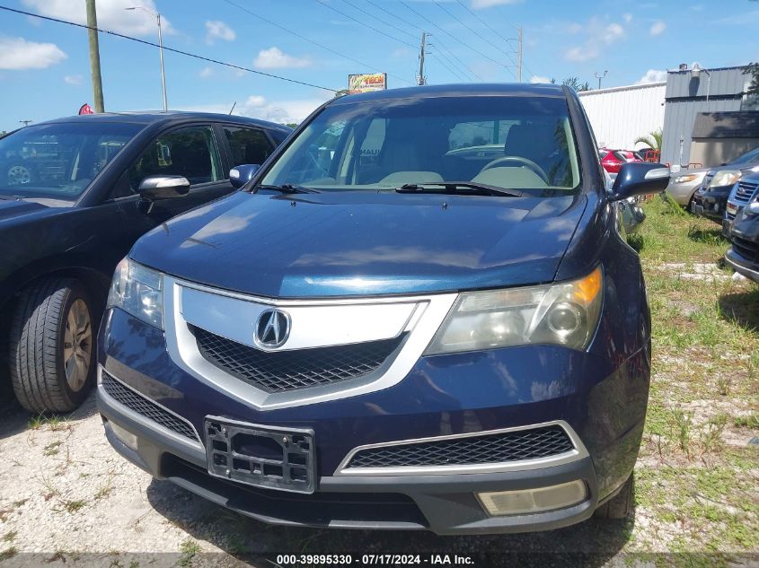 2HNYD2H34CH521489 2012 Acura Mdx Technology