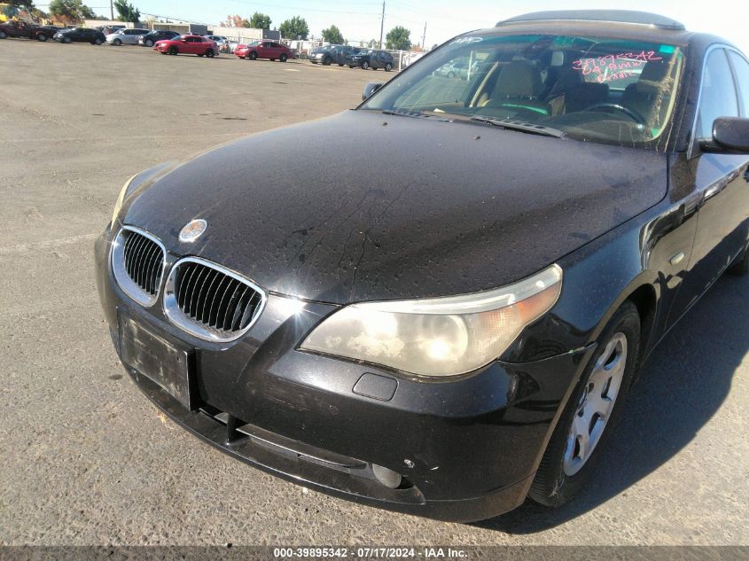 2004 BMW 525 I VIN: WBANA53524B852638 Lot: 39895342