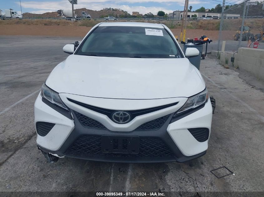 2018 Toyota Camry Se VIN: 4T1B11HK7JU087046 Lot: 39895349