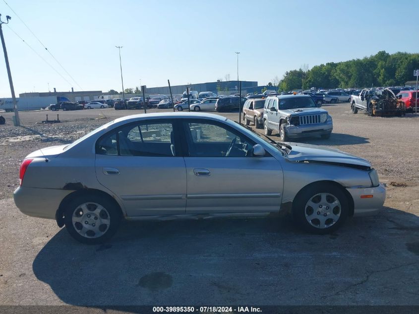 2002 Hyundai Elantra Gls/Gt VIN: KMHDN45D92U285536 Lot: 39895350