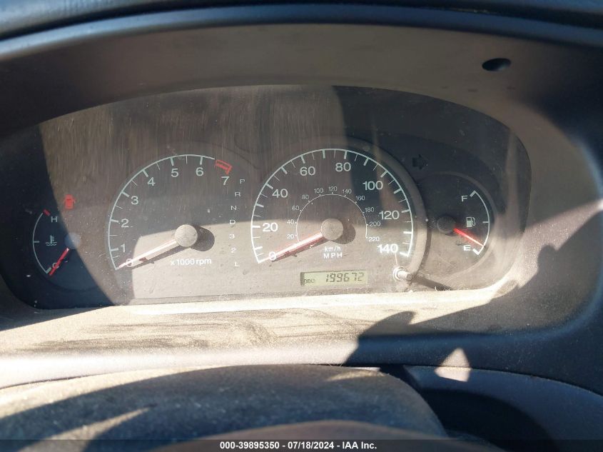 2002 Hyundai Elantra Gls/Gt VIN: KMHDN45D92U285536 Lot: 39895350