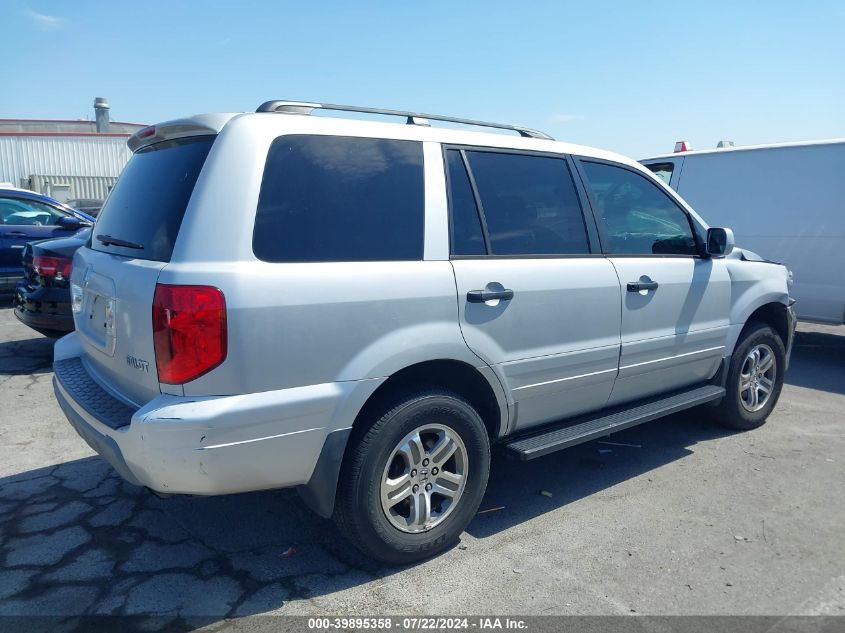 2003 Honda Pilot Ex VIN: 2HKYF18403H529700 Lot: 39895358