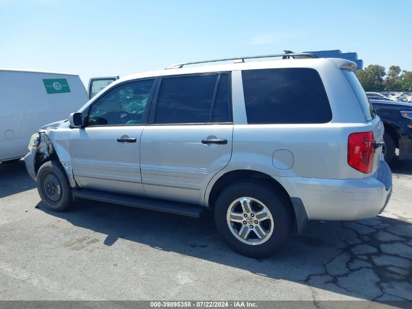 2003 Honda Pilot Ex VIN: 2HKYF18403H529700 Lot: 39895358