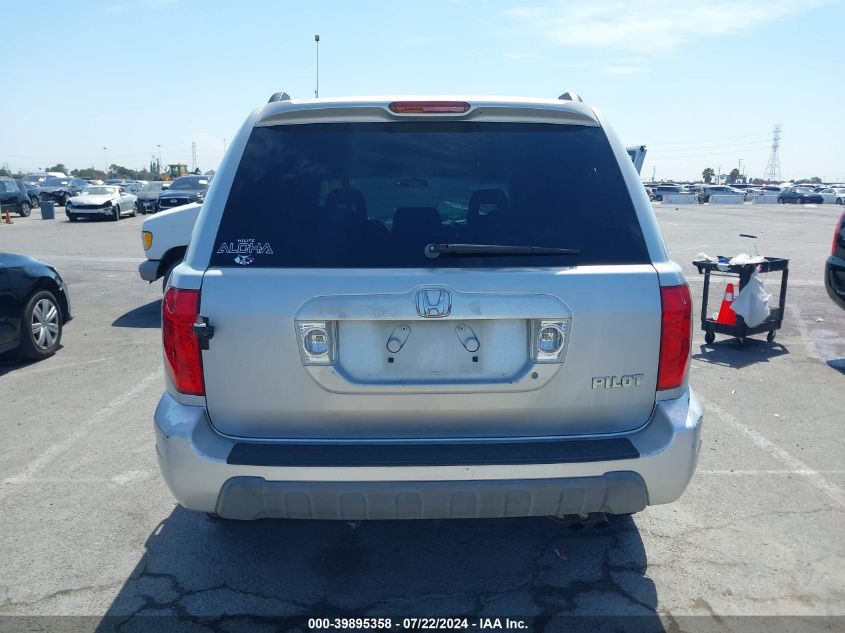 2003 Honda Pilot Ex VIN: 2HKYF18403H529700 Lot: 39895358