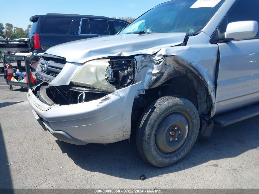 2003 Honda Pilot Ex VIN: 2HKYF18403H529700 Lot: 39895358