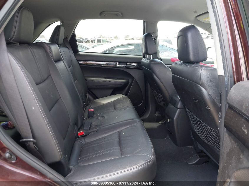 2012 Kia Sorento Sx V6 VIN: 5XYKW4A22CG300183 Lot: 39895368