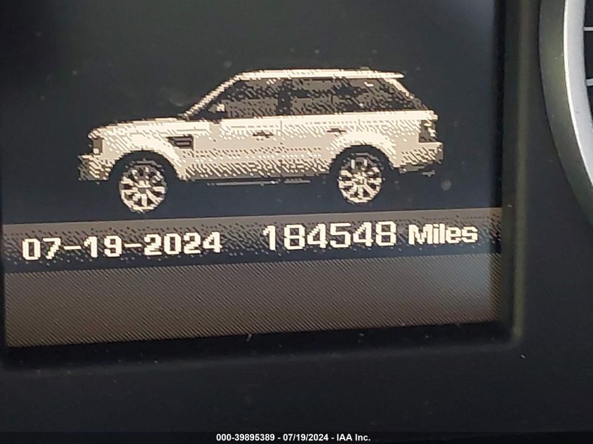 2010 Land Rover Range Rover Sport Hse VIN: SALSK2D43AA245360 Lot: 39895389