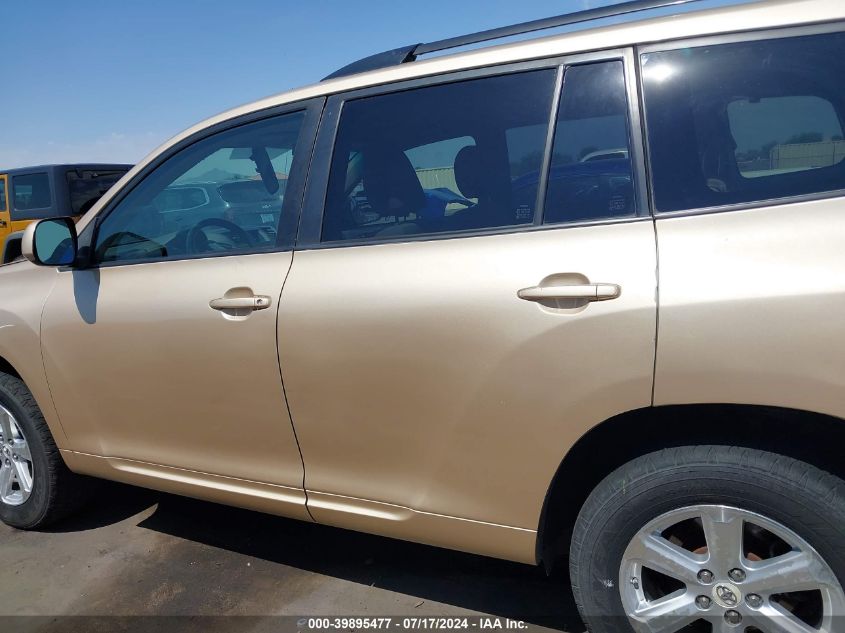 2009 Toyota Highlander VIN: JTEDA41A392002786 Lot: 39895477