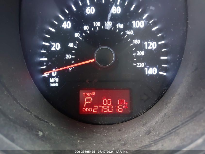 2012 Kia Soul VIN: KNDJT2A58C7443803 Lot: 39895495