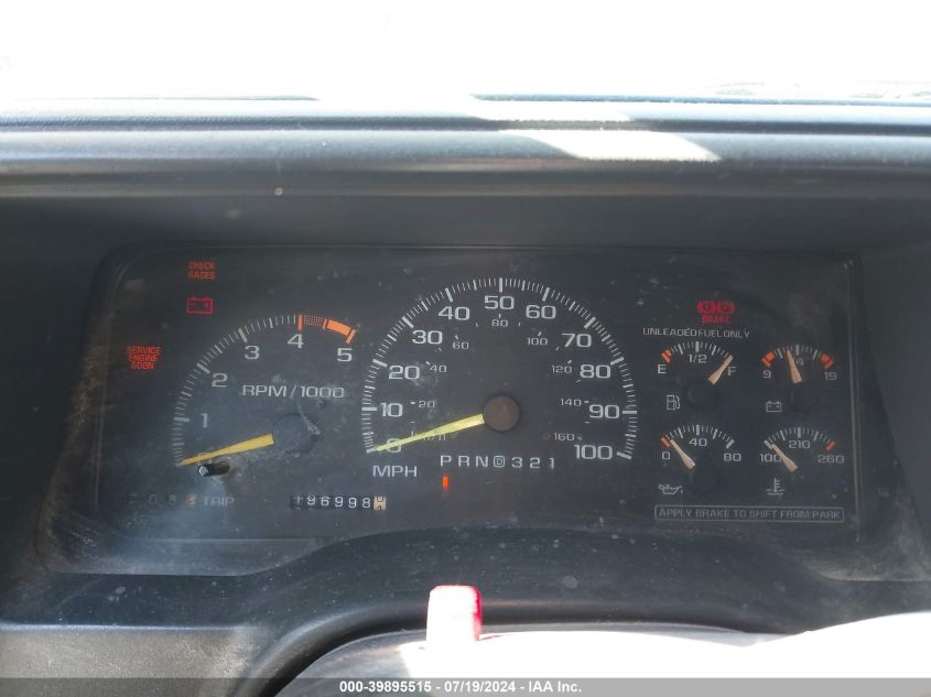 1995 Chevrolet Gmt-400 C1500 VIN: 1GCEC14KXSZ228407 Lot: 39895515