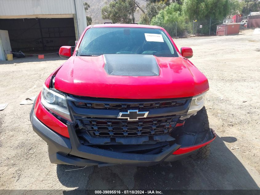 2020 Chevrolet Colorado 4Wd Short Box Zr2 VIN: 1GCGTEENXL1210059 Lot: 39895516