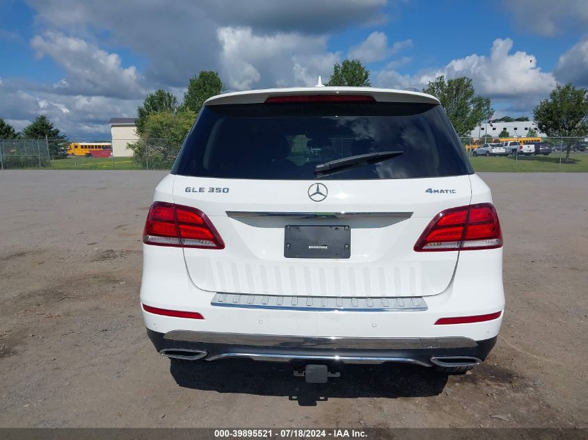 2017 Mercedes-Benz Gle 350 4Matic VIN: 4JGDA5HBXHA956346 Lot: 39895521