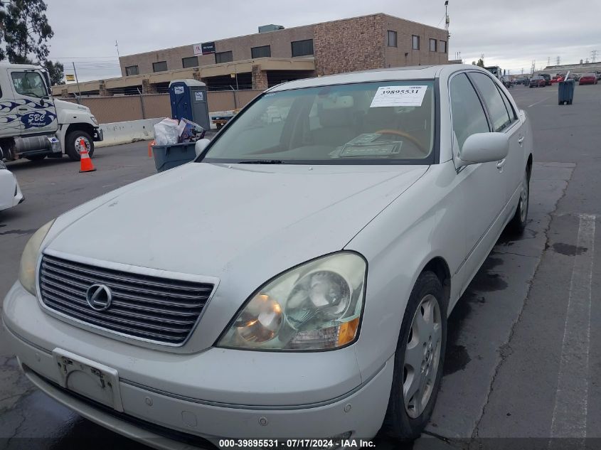 2003 Lexus Ls 430 VIN: JTHBN30F430101142 Lot: 39895531