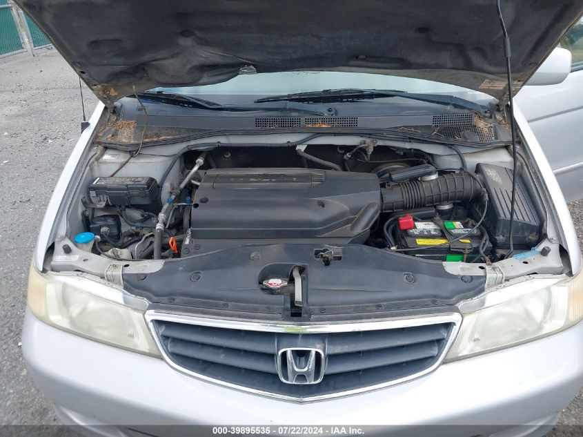 2002 Honda Odyssey Ex-L VIN: 5FNRL180X2B029745 Lot: 39895535