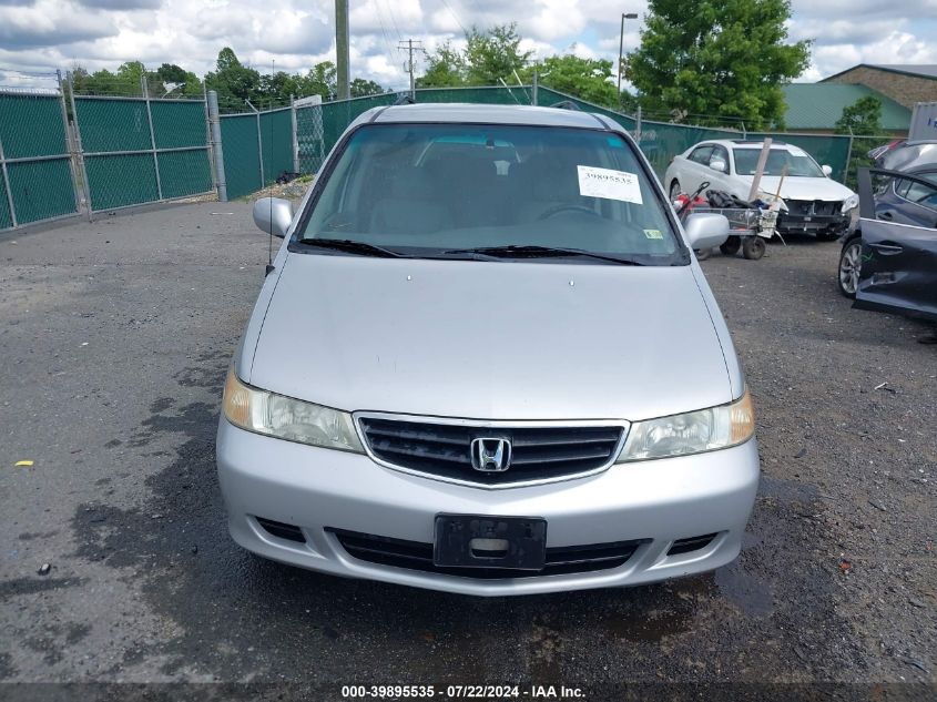 2002 Honda Odyssey Ex-L VIN: 5FNRL180X2B029745 Lot: 39895535
