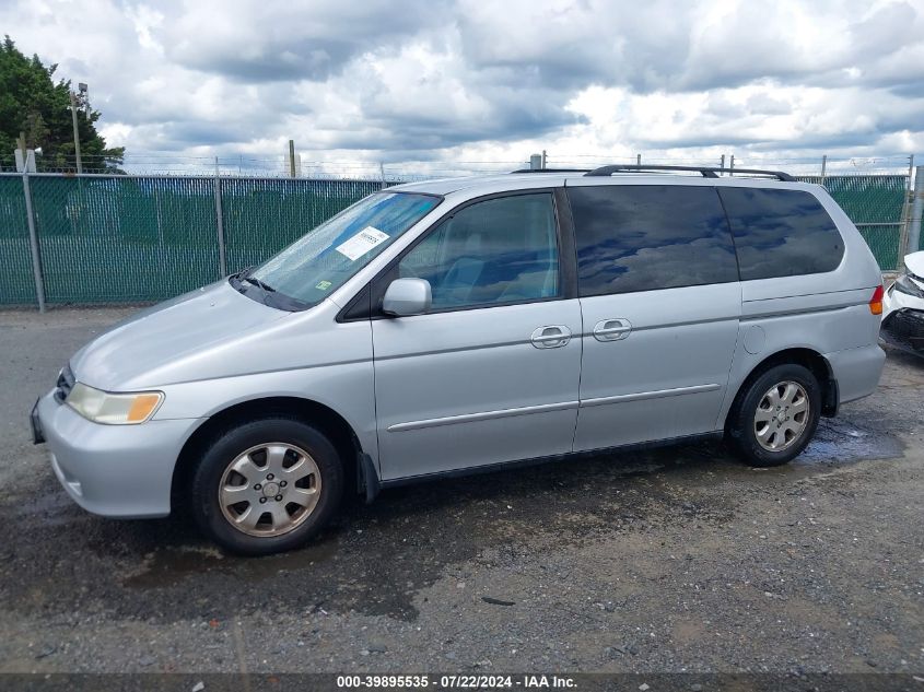 2002 Honda Odyssey Ex-L VIN: 5FNRL180X2B029745 Lot: 39895535