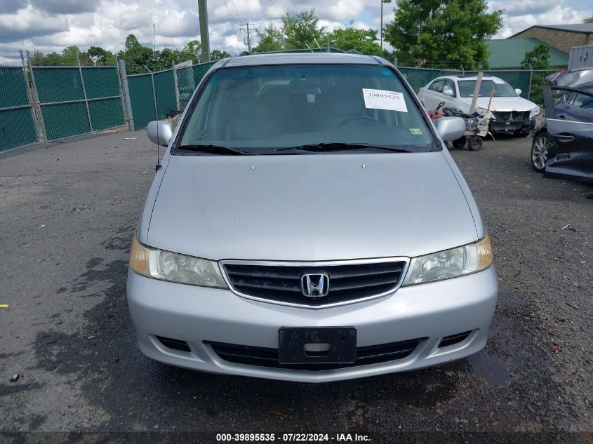 2002 Honda Odyssey Ex-L VIN: 5FNRL180X2B029745 Lot: 39895535