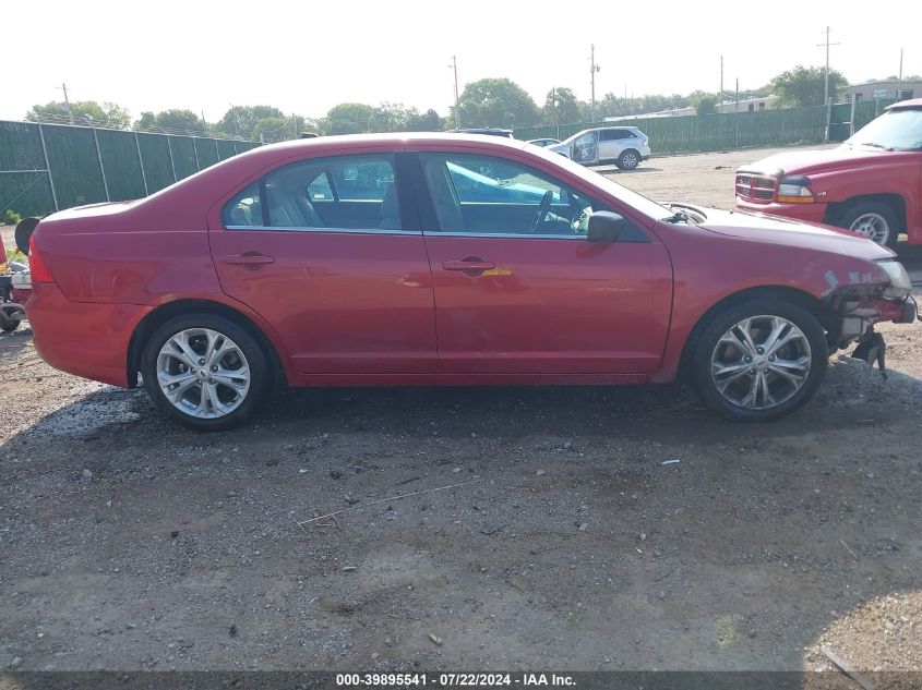 2012 Ford Fusion Se VIN: 3FAHP0HA8CR402354 Lot: 39895541