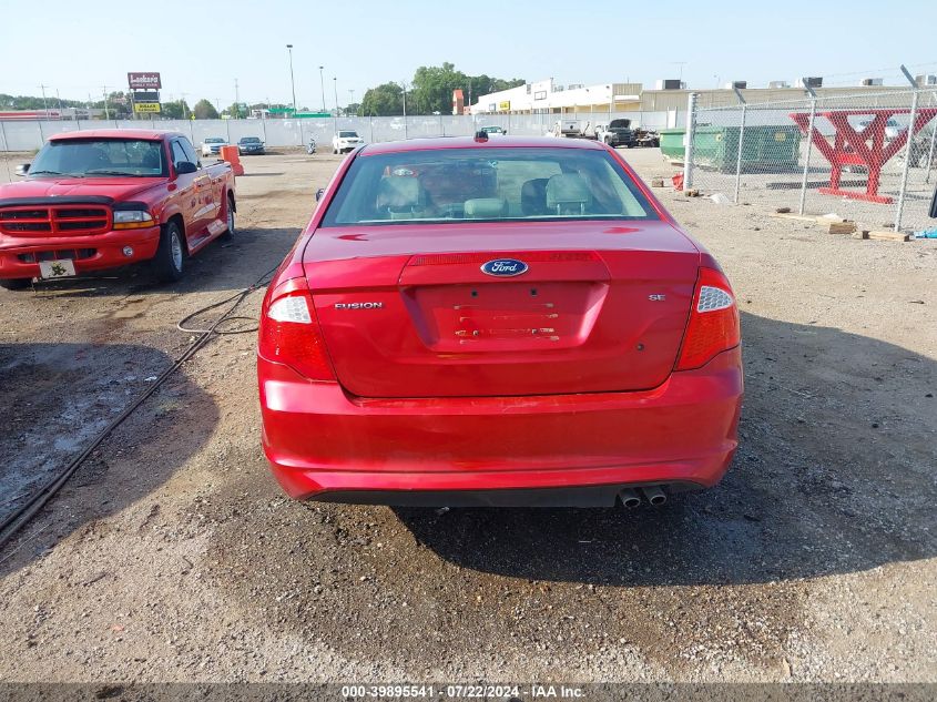 2012 Ford Fusion Se VIN: 3FAHP0HA8CR402354 Lot: 39895541