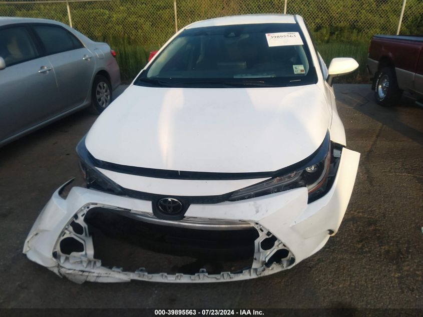 VIN 5YFEPMAE1MP266545 2021 TOYOTA COROLLA LE