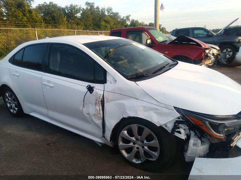 2021 Toyota Corolla Le VIN: 5YFEPMAE1MP266545 Lot: 39895563