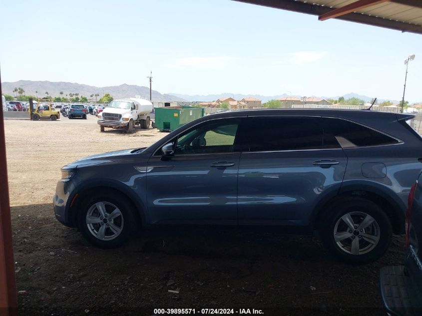 2022 Kia Sorento Lx VIN: 5XYRG4LC7NG113574 Lot: 39895571