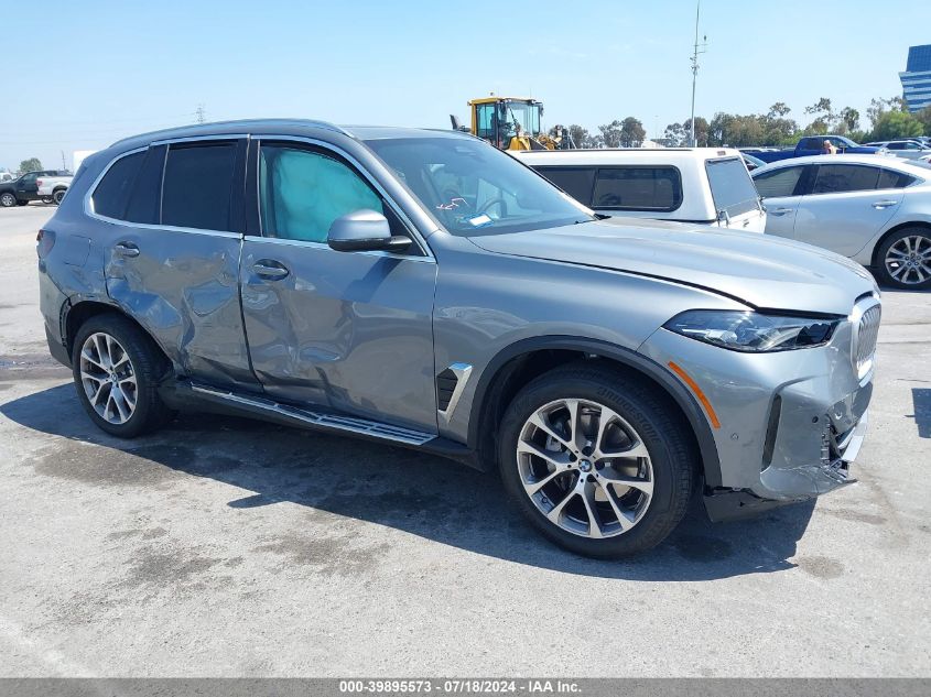 2024 BMW X5 Sdrive40I VIN: 5UX13EU08R9U75079 Lot: 39895573