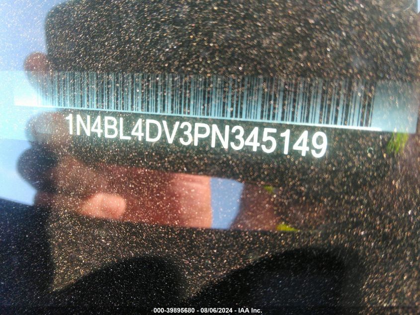 1N4BL4DV3PN345149 2023 Nissan Altima Sv Fwd