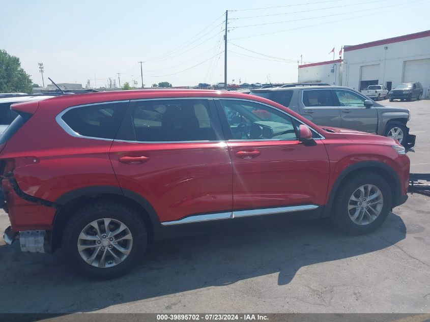 2019 Hyundai Santa Fe Se VIN: 5NMS2CAD2KH005354 Lot: 39895702