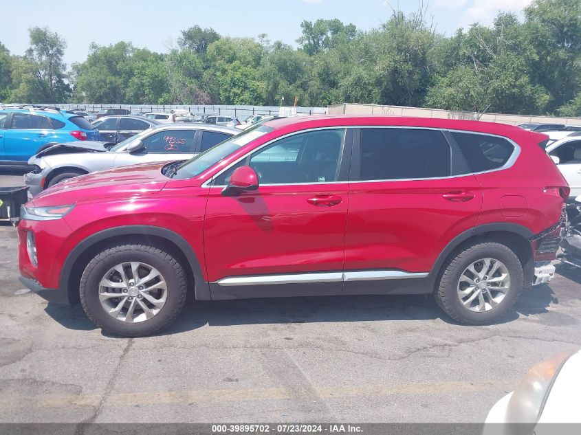 2019 Hyundai Santa Fe Se VIN: 5NMS2CAD2KH005354 Lot: 39895702