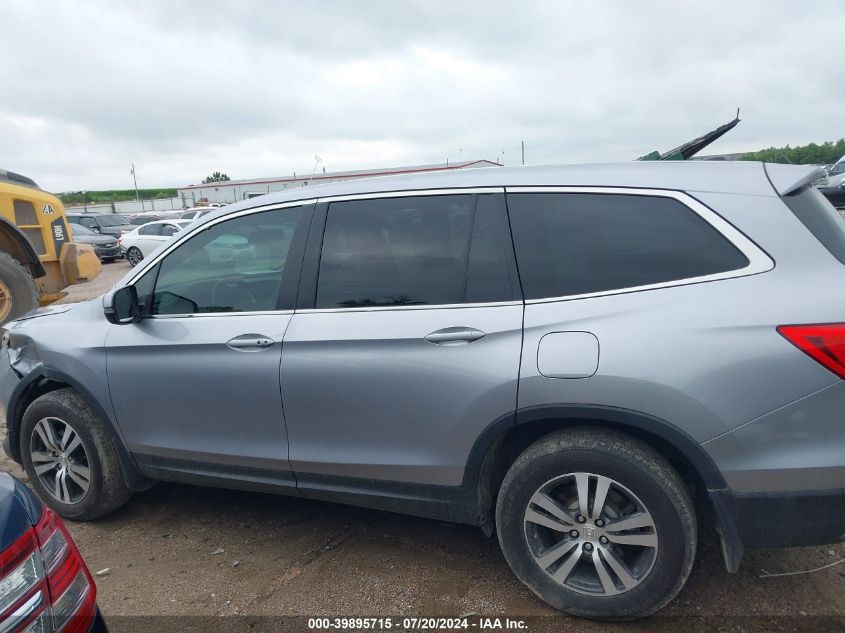 2018 Honda Pilot Ex-L VIN: 5FNYF6H53JB046333 Lot: 39895715