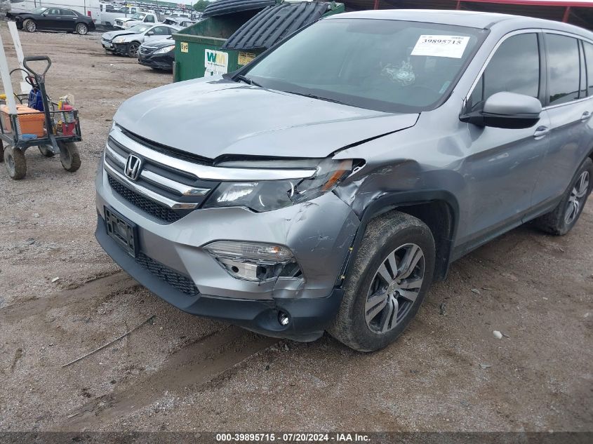 2018 Honda Pilot Ex-L VIN: 5FNYF6H53JB046333 Lot: 39895715