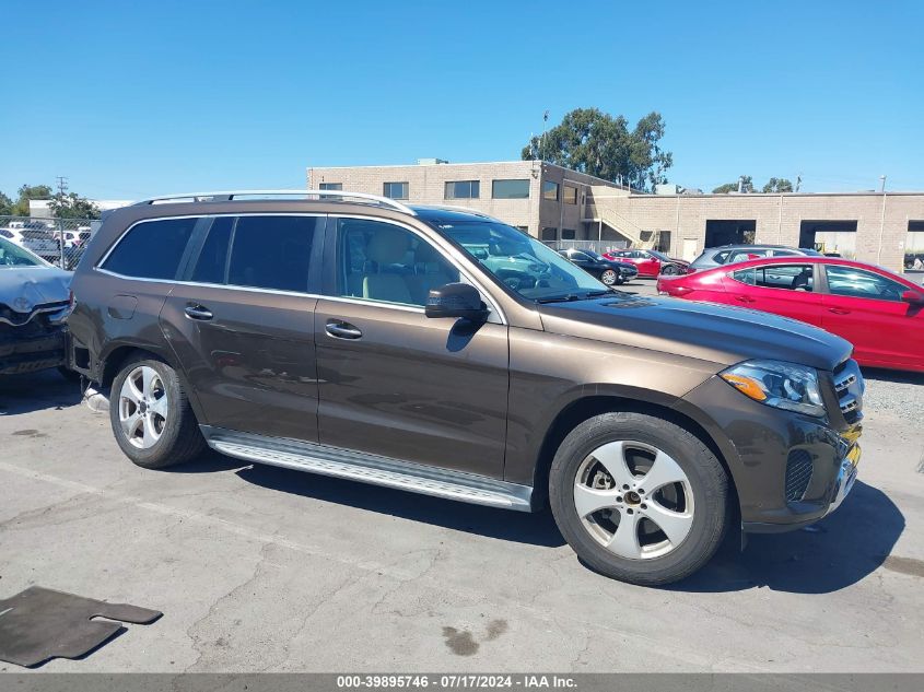 2017 Mercedes-Benz Gls 450 4Matic VIN: 4JGDF6EE4HA979384 Lot: 39895746