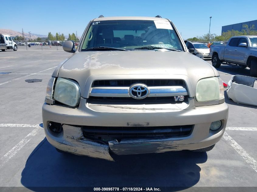 2005 Toyota Sequoia Sr5 V8 VIN: 5TDZT34A65S238779 Lot: 39895778