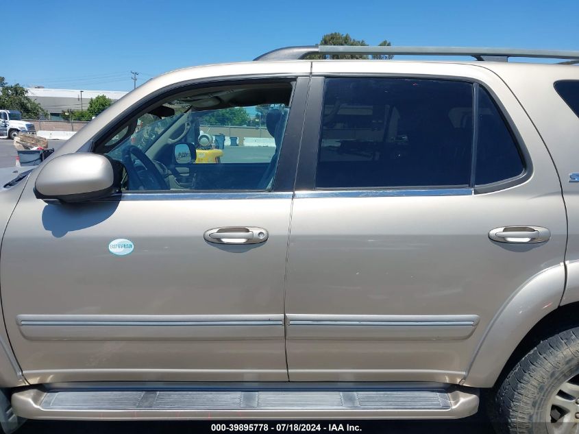 2005 Toyota Sequoia Sr5 V8 VIN: 5TDZT34A65S238779 Lot: 39895778